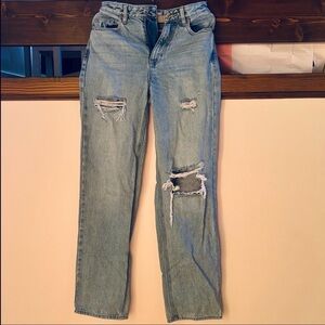PacSun Light Blue Distressed Boyfriend Jeans